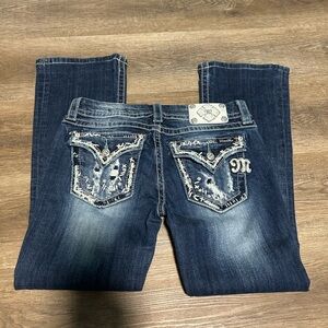 Miss me bedazzled bootcut jeans size 29